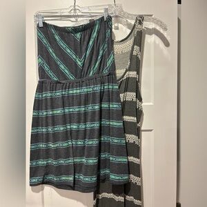 Set of 2 Swim beach coverups dresses maxi